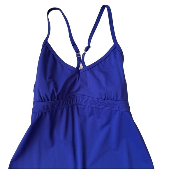 Athleta Blue Shorebreak Swim Dress, Size XS - Picture 4 of 9